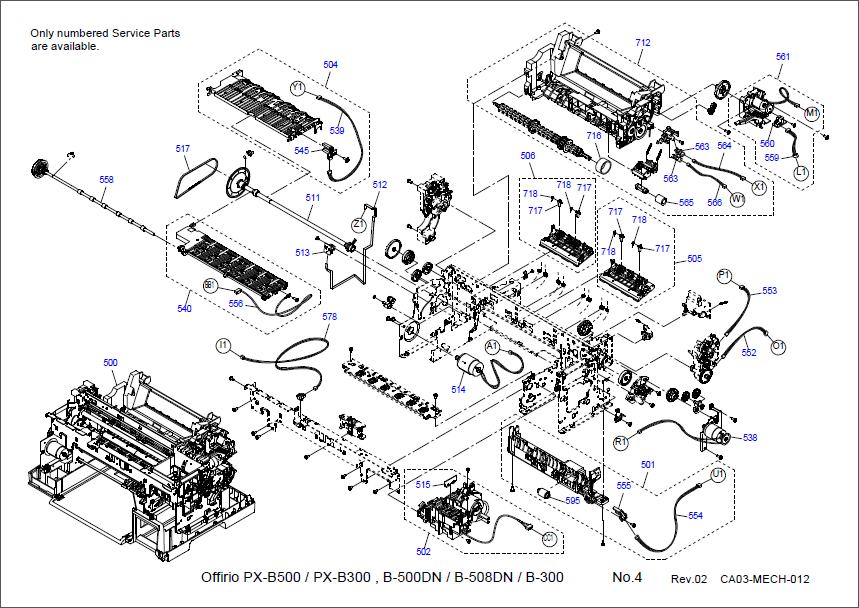 Epson B300 Parts Manual-2